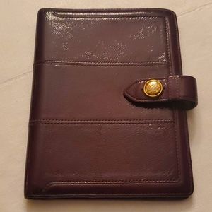 Vintage Coach Leather Planner